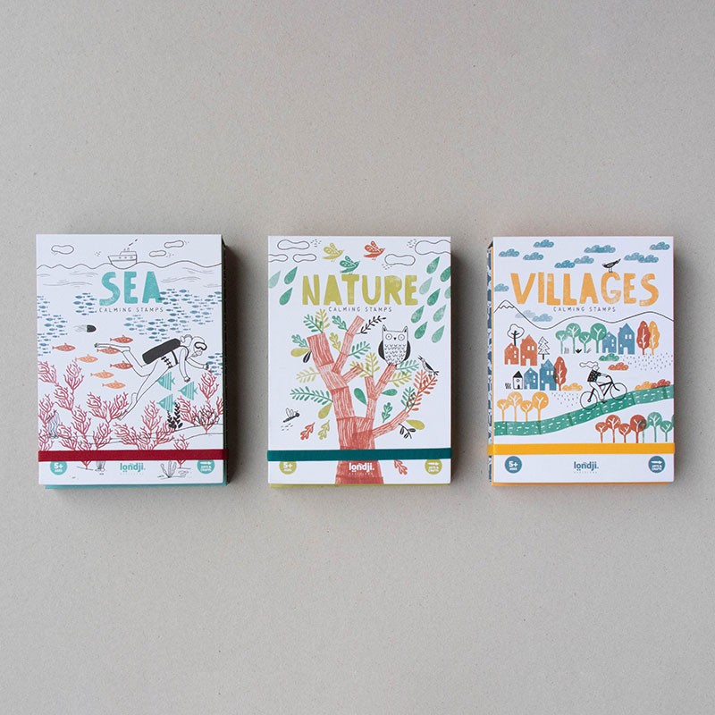 actividad de sellos de madera